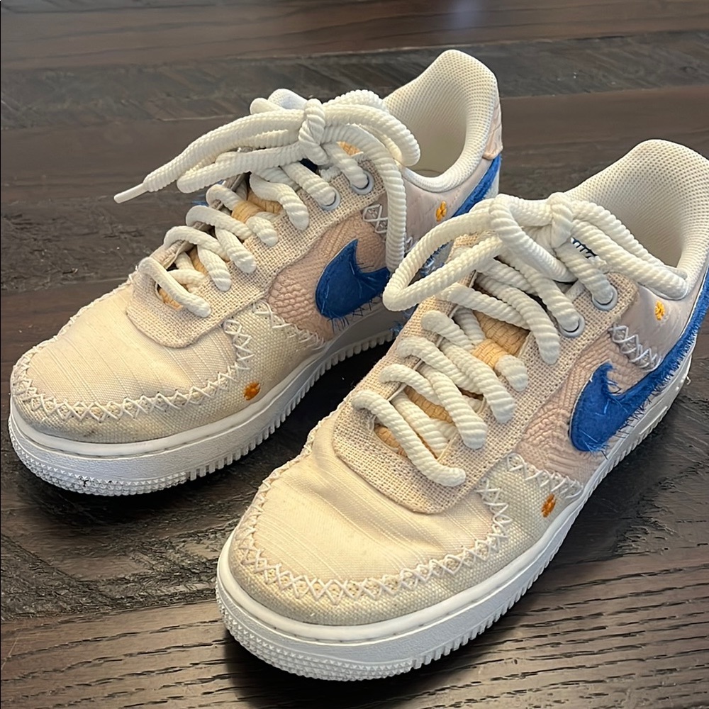 Nike Air Force 1 with Blue Accents